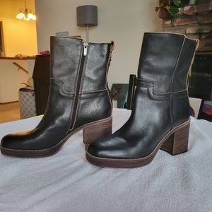 Franco Sarto Evette Western Booties in Black Womens size 10M